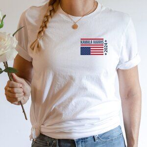 Kamala Harris 2024 Pocket Shirt, Minimalist Elect Harris Shirt, Madam President
